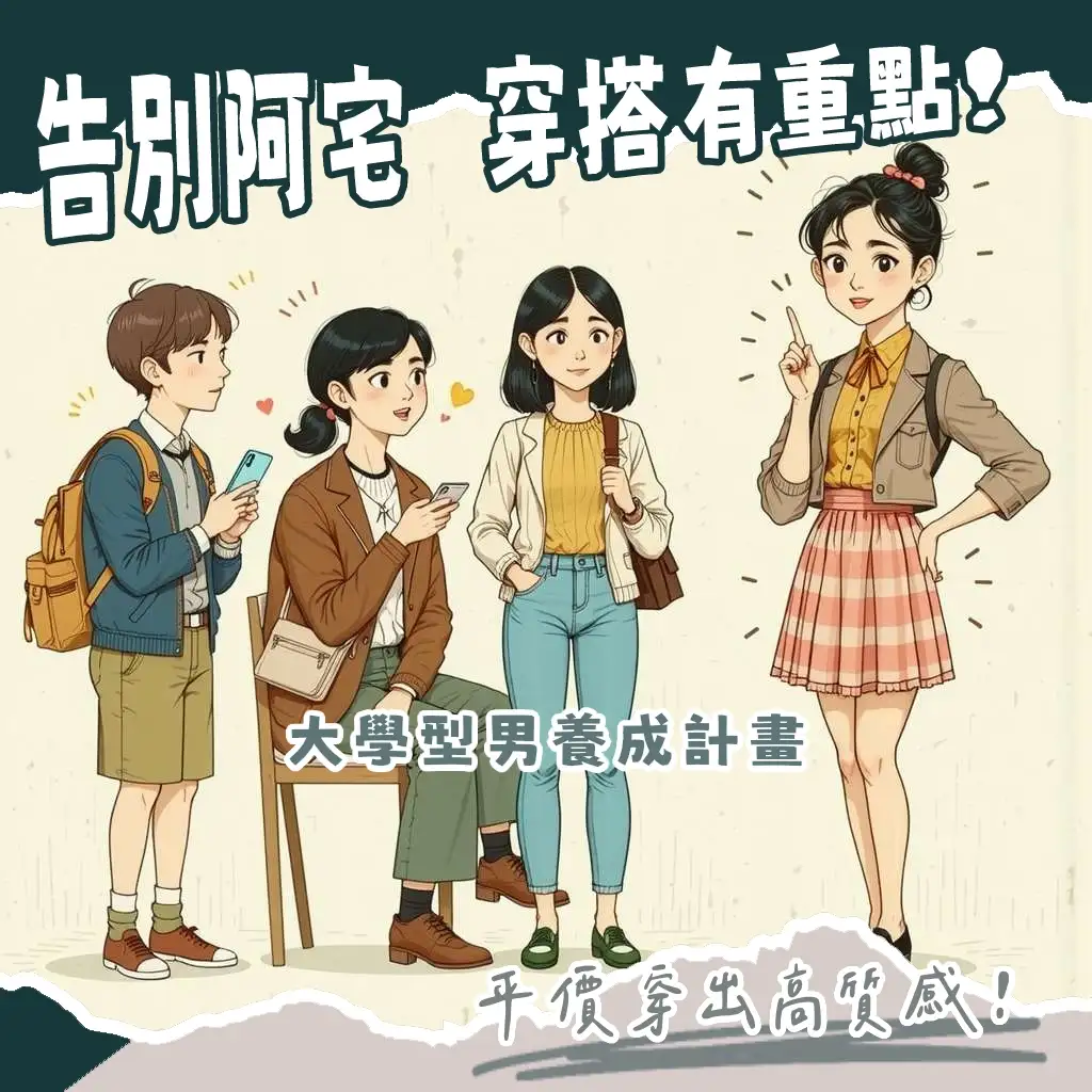 大學生穿搭男必學五大原則，打造Clean Fit與Cityboy的日常質感穿搭