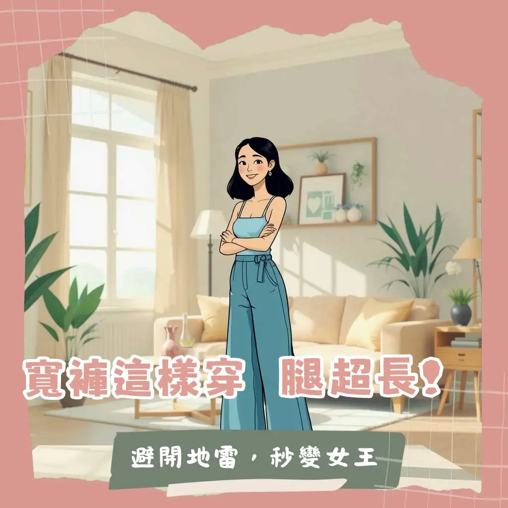 寬褲適合搭什麼上衣的穿搭指南，涵蓋顯高顯瘦技巧與搭配原則