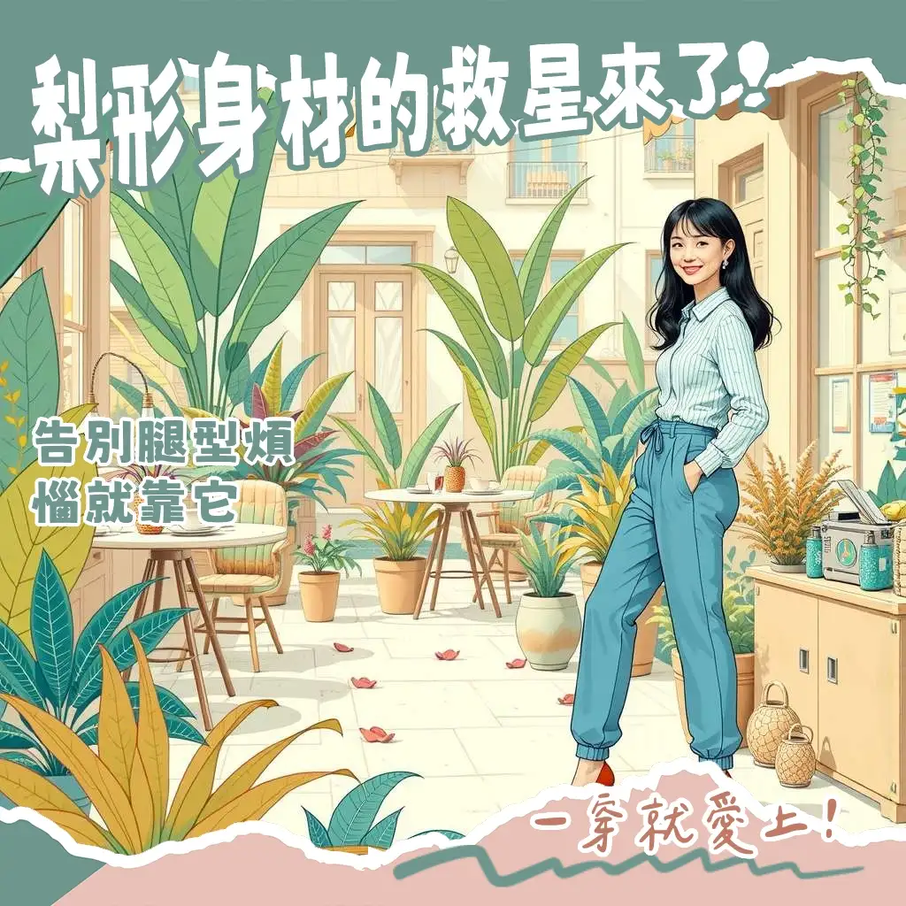 彎刀褲適合什麼人穿？O型腿梨形身材穿搭示範，腿型修飾秘訣、顯瘦顯高技巧全攻略。