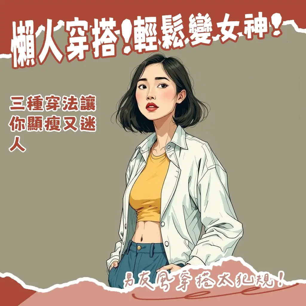 Dcard女生Oversize襯衫穿搭圖，示範顯瘦外套與下半身失蹤穿法