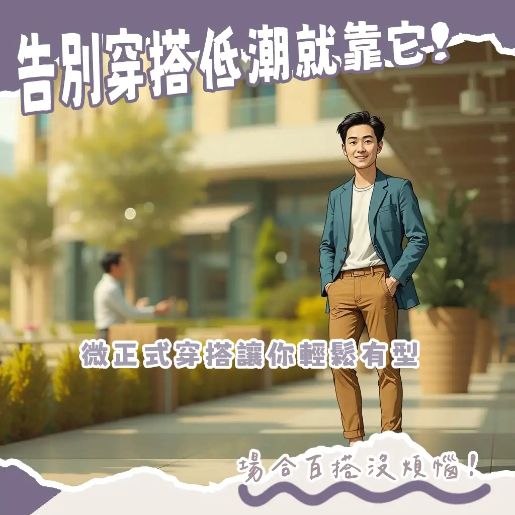 微正式穿搭男：Smart Casual定義、單品、場合搭配指南，展現自信魅力。