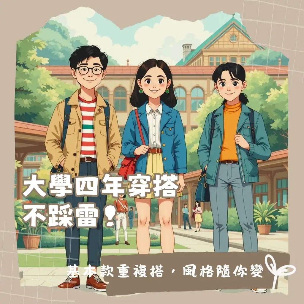 大學生穿搭dcard必備單品，男女生平價日常與面試風格指南。