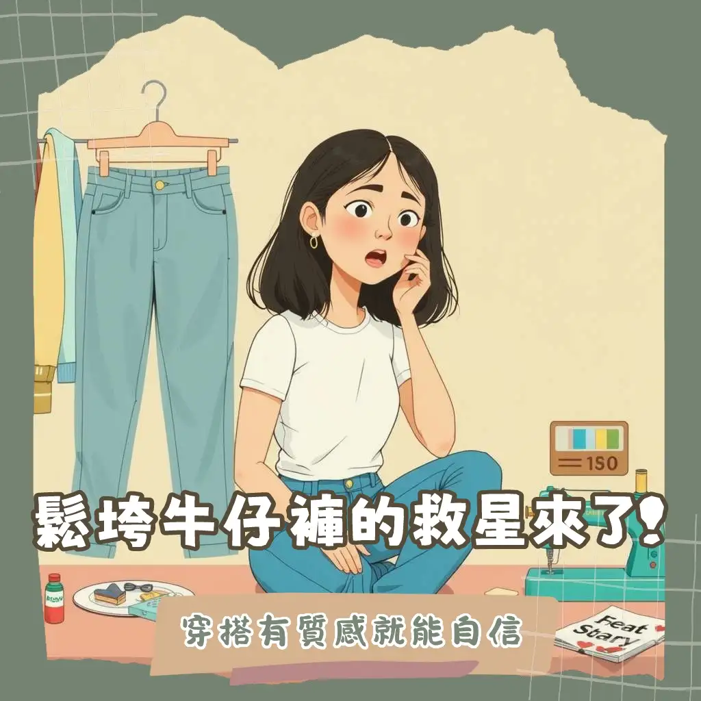 牛仔褲越穿越鬆的原理與保養指南，選購完美尺寸。