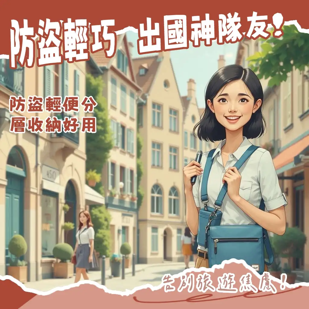 Dcard出國斜背包推薦，防盜輕便多機能旅行包款選購指南